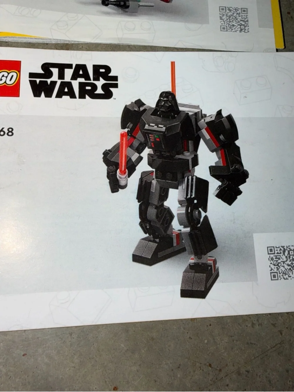 Lego Star Wars‎ Instruction Booklets - White, Red, Blue, Green, Yellow, Black